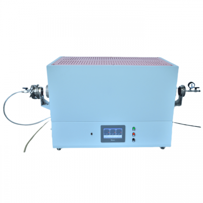 เตาเผาไฟฟ้าแบบท่อสามโซนความร้อน 1700C 1800C พร้อมท่อขนาดเส้นผ่านศูนย์กลาง 100 มม.