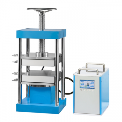 เครื่องรีดร้อนอัตโนมัติแบบแยกส่วน 300C 40T พร้อมแผ่นทำความร้อนขนาด 400*400 มม.