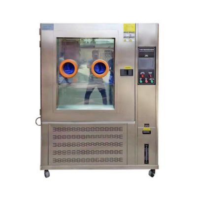 ห้องทดสอบอุณหภูมิและความชื้นแบบตั้งโปรแกรมได้ขนาด 50-1000 ลิตร พร้อมถุงมือ