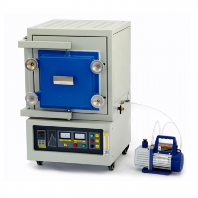 เตาเผาบรรยากาศสุญญากาศ 1 ลิตร 1400C พร้อมเครื่องทำความร้อนซิลิกอน