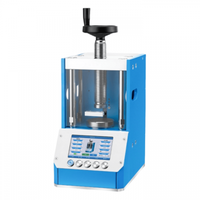 เครื่องอัดผงไฮดรอลิกอัตโนมัติขนาดเล็กสำหรับห้องปฏิบัติการพร้อมฟังก์ชันวิเคราะห์ข้อมูล