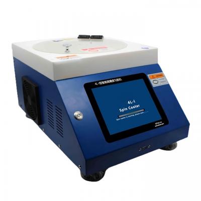 เครื่องเคลือบแบบหมุนสูญญากาศตั้งโต๊ะความเร็วสูงเสถียรภาพสูงพร้อมฟังก์ชันเหยียบเท้าในตัว