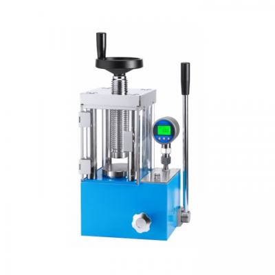 เครื่องอัดไฮดรอลิกแบบแมนนวล Lab 15T พร้อมฝาครอบอะคริลิก