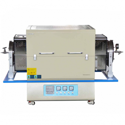 เตาเผาแบบหลอดโซนเดียวขนาดใหญ่สำหรับห้องปฏิบัติการ 1200C พร้อมขนาดท่อใหญ่