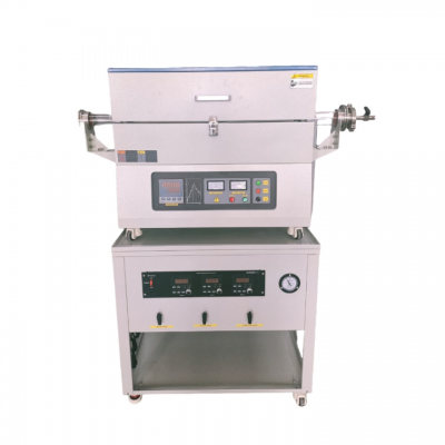 เตาเผา CVD อุณหภูมิสูง Lab 1200C พร้อมปั๊มสุญญากาศ