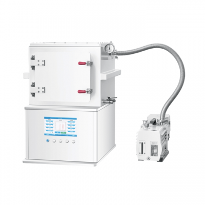 เครื่องรีดความร้อนอัตโนมัติ Lab 25T 500C พร้อมกล่องสูญญากาศ SUS 304