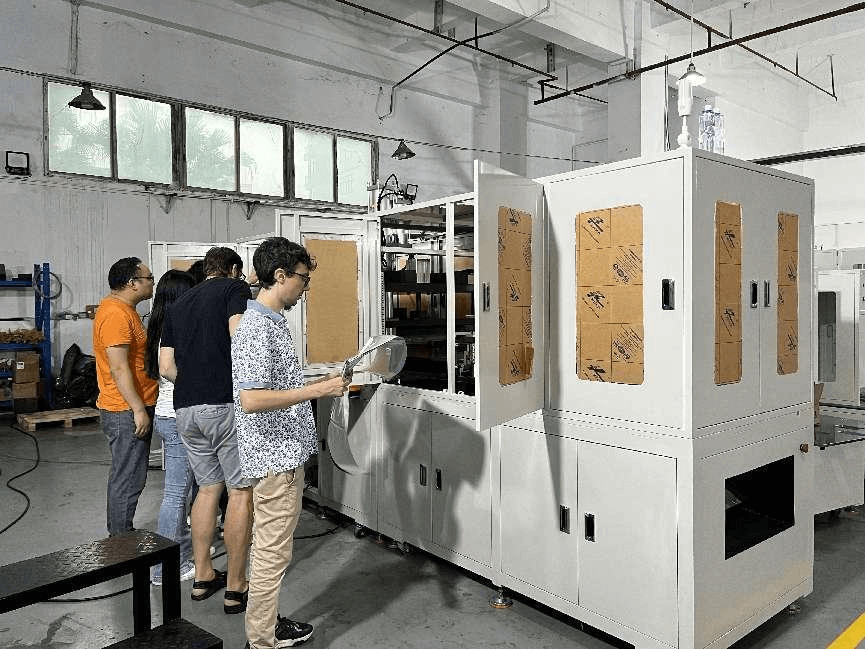 สายการผลิตเซลล์แบบซองของสวีเดน - อุปกรณ์ทั้งหมดเสร็จสมบูรณ์และได้รับการยอมรับ